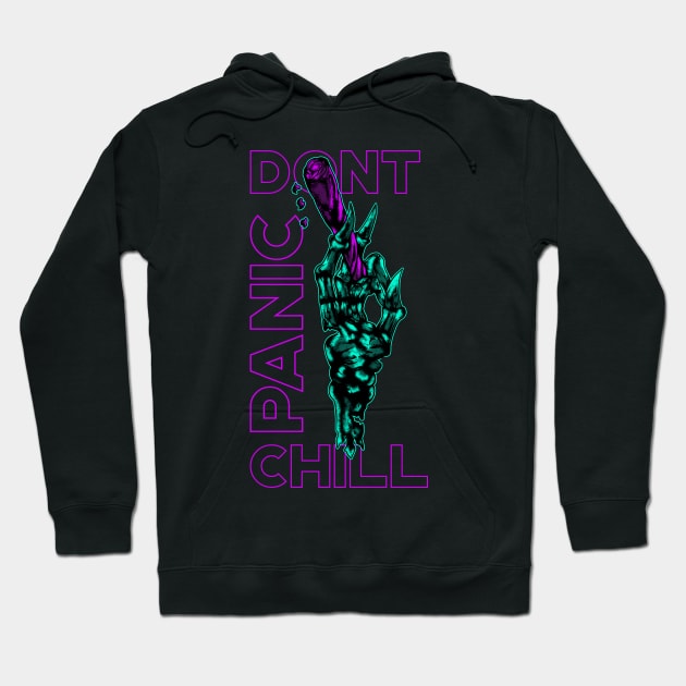 dont panic Hoodie by imkram2x